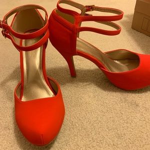 Double Strap Platform Heels
